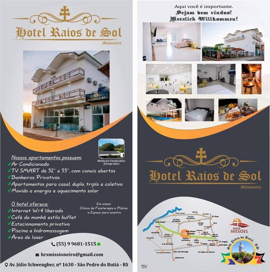 Hotel Raios De Sol Missioneiro Sao Pedro de Butia Kültér fotó